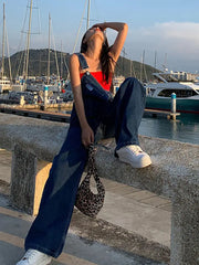 Hnewly Printed Baggy Y2K Jeans Women’s Low Waist Jeans Autumn Winter Oversize Wide Leg Pants