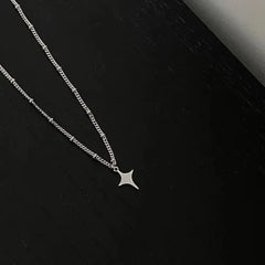 Hnewly Simple Trendy Star Hollow Choker Necklace Pendant Neck Jewelry Accessories Women Men’s