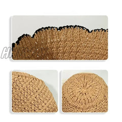 Hnewly Spring Summer Bucket Hats For Women Luxury Brand Designer Panama Caps Ladies Beach Hat Bob