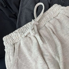 Hnewly Summer Gray Shorts Women Fashion Ladies Elastic Waists Short Pants Girl Casual Cotton Black