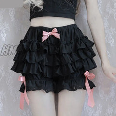 Hnewly Sweet Lace Ruffles Women Lolita Safety Shorts Pants Cute Victorian Knickers Cotton Princess