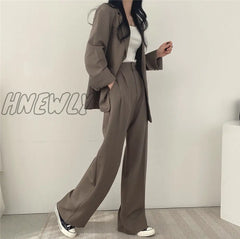 Hnewly Trendy Office Outfits New Fashion Vintage Blazer Pants Suit Ol Elegant Business Wear Blazers