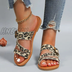 Hnewly - White Casual Daily Patchwork Round Comfortable Shoes Shoes Slippers