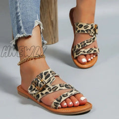 Hnewly - White Casual Daily Patchwork Round Comfortable Shoes Shoes Slippers