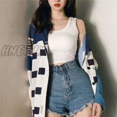 Hnewly White Knitted Round Neck Women T - Shirt Sexy Sleeveless Camisole Crop Top Woman Tight