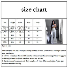 Hnewly Woman Pants Hippie High Waist Bell Bottoms Ladies Stretch Flare Trousers Solid Color Spring
