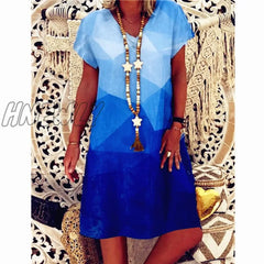 Hnewly Women Casual Loose Dress Colors Pluse Sizes Batwing Solid Beach Boho Splice Pocket Fashion