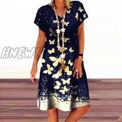 Hnewly Women Casual Loose Dress Colors Pluse Sizes Batwing Solid Beach Boho Splice Pocket Fashion