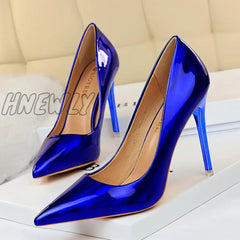 Hnewly Women Fetish 10.5Cm High Heels Pumps Wedding Bridal Stiletto Lady Scarpins Office Party
