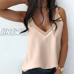 Hnewly Women Tops Summer Sleeveless Halter Backless Shirt Lace V Neck Blouse Ruffle Sexy Casual For