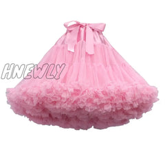 Hnewly Women Underskirt For Wedding Dress Cosplay Fairy Maid Clothing Pink Short Petticoats Tutu
