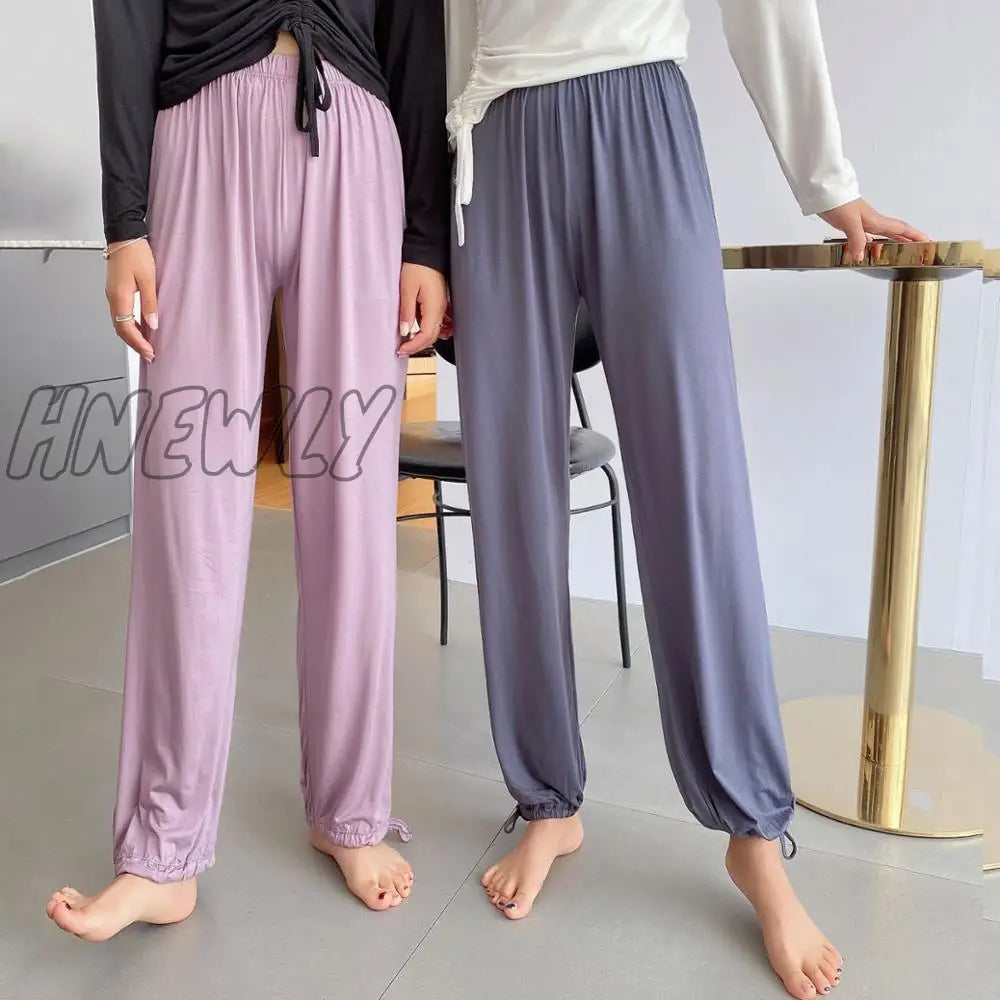 Hnewly Women’s Home Pants Loungewear Pyjamas Trousers Modal Comfortable Spring Autumn New Loose