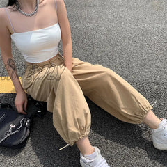 Hnewly Women’s Straight Leg Jeans Loose High Waist Cargo Pants For Women Y2K Casual Female
