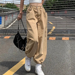 Hnewly Women’s Straight Leg Jeans Loose High Waist Cargo Pants For Women Y2K Casual Female