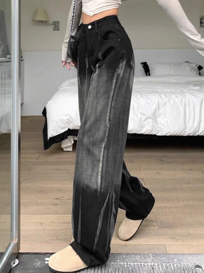 Hnewly - Random Tie Dye High Rise Boyfriend Jeans ddbos-shop