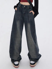 Hnewly - Vintage Wash High Rise Boyfriend Jeans ddbos-shop