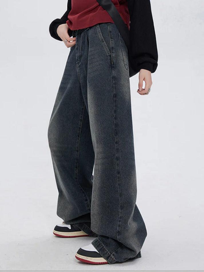 Hnewly - Vintage Wash High Rise Boyfriend Jeans ddbos-shop