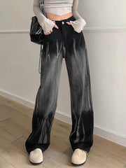 Hnewly - Random Tie Dye High Rise Boyfriend Jeans ddbos-shop