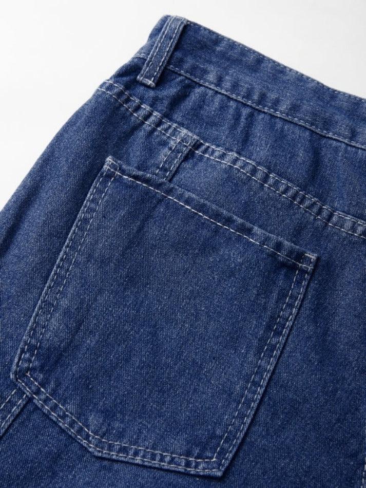 Hnewly - Washed Multi Pocket Cargo Jeans ddbos-shop