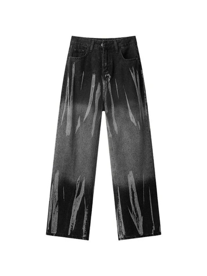 Hnewly - Random Tie Dye High Rise Boyfriend Jeans ddbos-shop