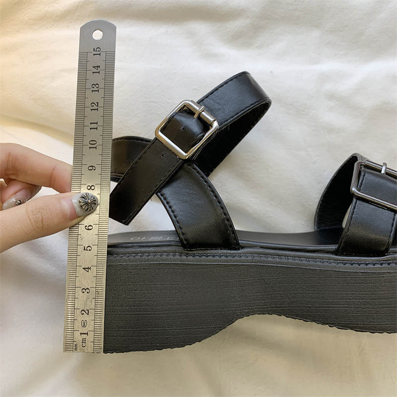 Hnewly Summer Causal Ladies Flat shoes woman Flat Platform Sandals Women Open Toe Gladiator wedges Women Shoes sandals