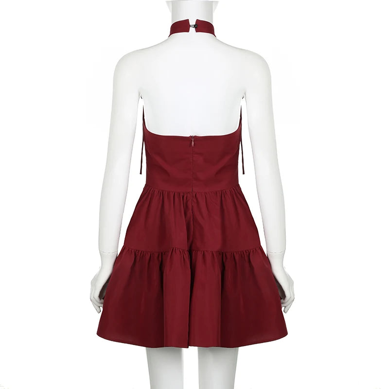 Hnewly Christmas Party A-line Sleeveless Dress Red Black Kawaii Bow Ha hnewly Hnewly Christmas Party A-line Sleeveless Dress Red Black Kawaii Bow Ha hnewly