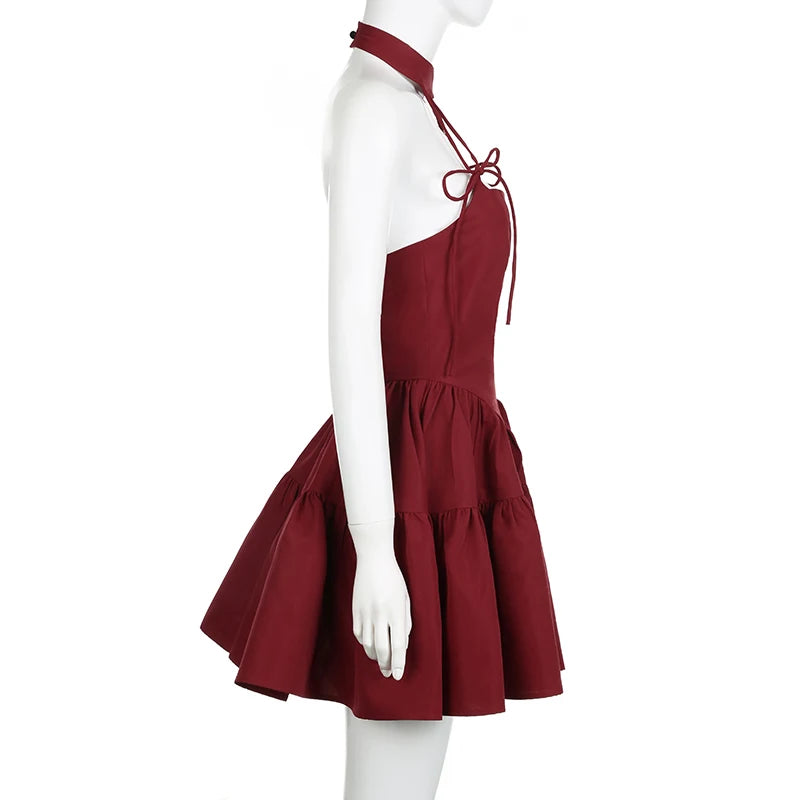 Hnewly Christmas Party A-line Sleeveless Dress Red Black Kawaii Bow Ha hnewly Hnewly Christmas Party A-line Sleeveless Dress Red Black Kawaii Bow Ha hnewly