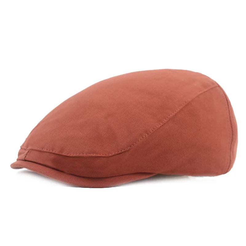 Hnewly  New Arrivel Handmade Peaked Cap Men and Women Beret Newsboy Cap British Retro Ladies Casual Solid Hat