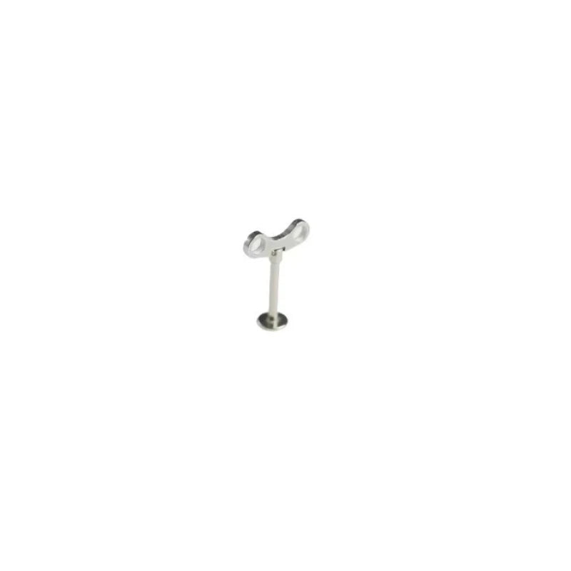 Hnewly  1Pc Trendy Sweet Cool Style Stainless Steel 1.2mm Clockwork Lip Stud High-Quality Body Piercing Gift for Cool Girls