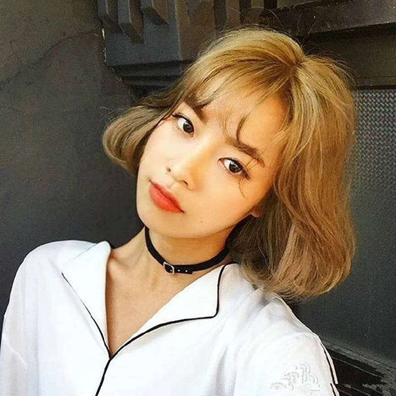 Hnewly Women's Cute Collar Lolitas Handmade Vintage Lace Heart Choker For Women Gothic Bow Knot Necklace Girls Uniform Accessories