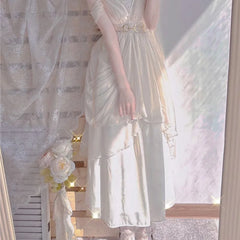 Hnewly  Greek Style Suspender Dress Lolita Elegant Gorgeous Lady