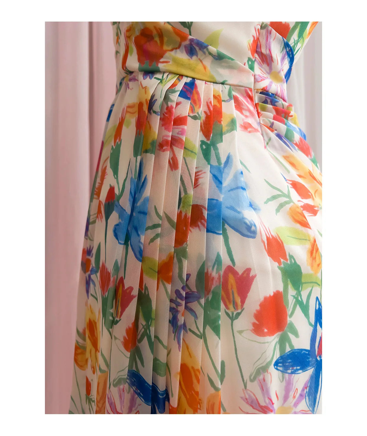 Hnewly Fashion Women Dress Sleeveless Square Collar Print Female Summer Evening Party Dresses New Tide