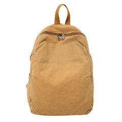 Lunivop  Solid Canvas Backpacks 100% Cotton School Bags Korea Style Cloth Satchels Simple Black Leisure Or Travel Shoulder Packages