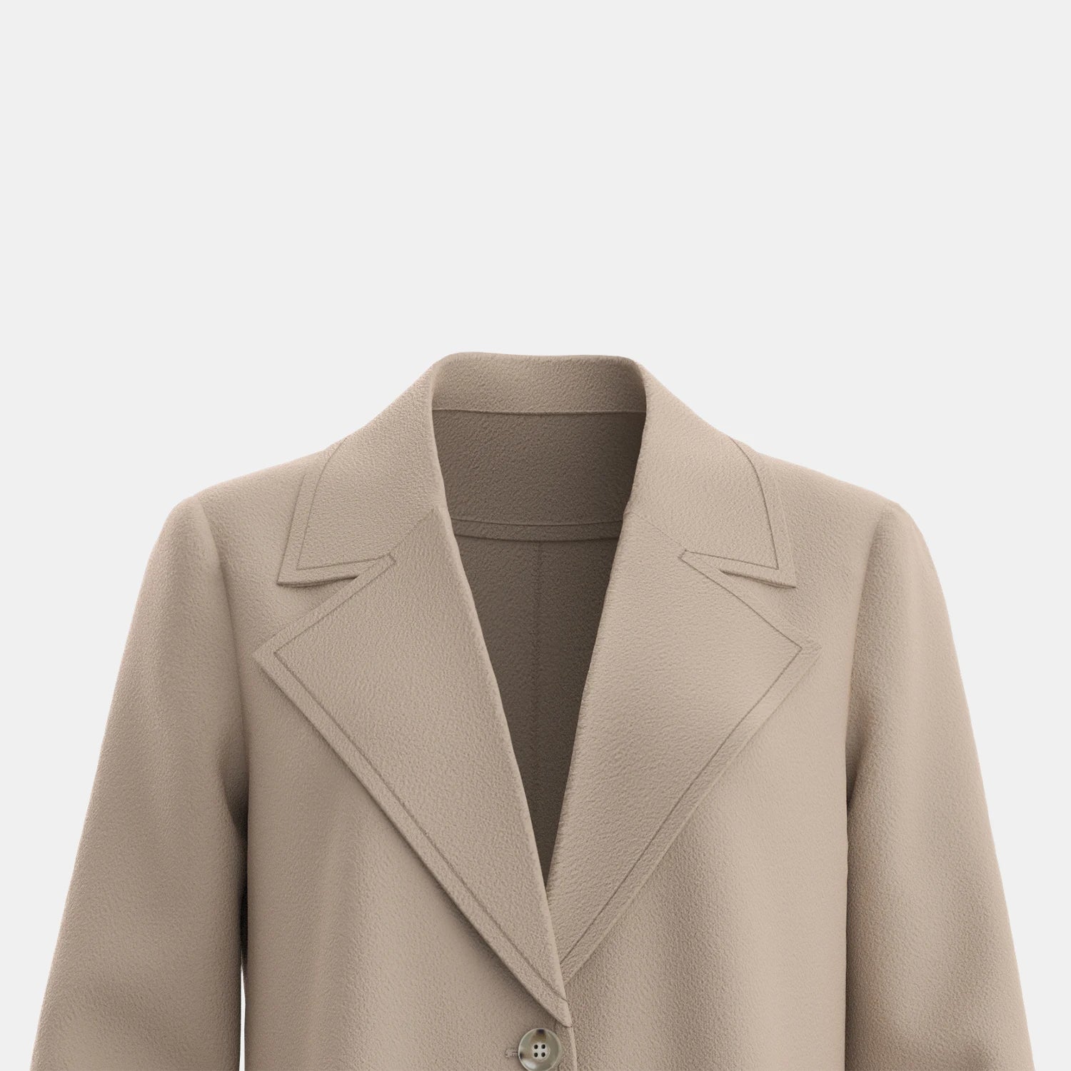 Hnewly Women's Coats Autumn Winter French Apricot Plain Single Breasted Long Sleeve Lapel Loose Maxi Casual Coats