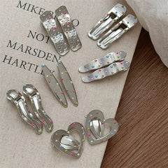 Lunivop  Y2k Hair Clips for Women Elegant Metal Duckbill Clip Side Bangs Barrettes Girls Hair Accessories