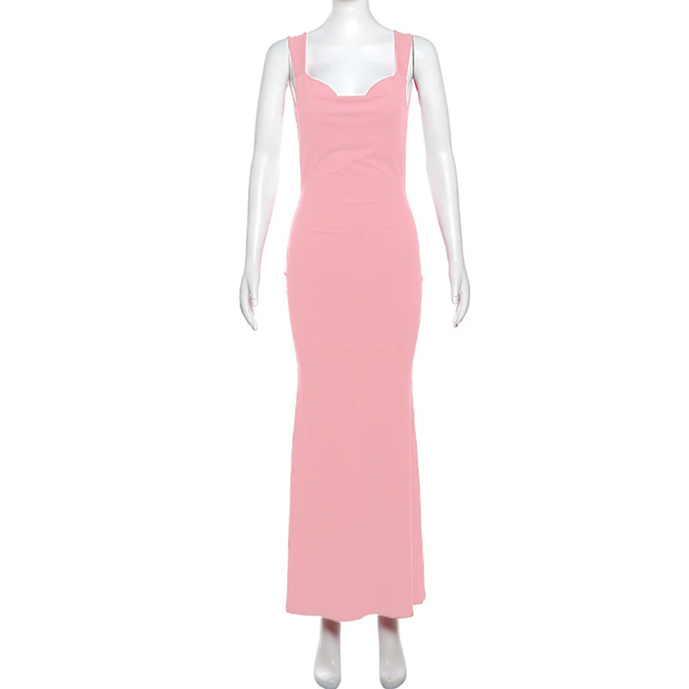 Hnewly  Backless Maternity Photoshoot Dress Soft Pink Slim Maxi Pregnancy Gown Gender Reveal Baby Shower Maternity Photography Prop Plus