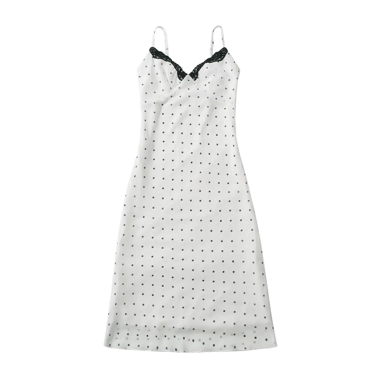 Hnewly  Long dresses for women vacation outfits birthday dresses luxury black dots midi dress white elegant evening party dresses lace