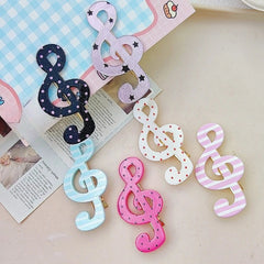 Lunivop  Musical Note Polka Dot Striped Hairpins Korean Fashion Bangs Side Clips Lovely Daily Hair Accessories for Women Hair Barrettes