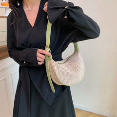 Hnewly  Minimalist Chic Luxury Diaper Bag Best Crossbody Handbag For Women Trendy Solid Color Messenger Bag Classic Designer