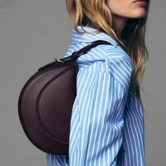 Hnewly  Women CrossBody Bag Luxury Designer Smooth Leather Hobo Bag New Style Shoulder Bag with Wide Strap Underarm handbag