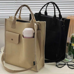 Hnewly  Girl's Women's Handbag Canvas Crossbody Bag Student's Shopping Bags Shoulder Bag For Work Traveling Beach