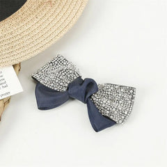 Hnewly  Rhinestone Shoes Decorations Handmade Shiny Bow Shoes Flower Jewelry DIY Bags/Clothes/Shoes High Heel