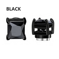 Hnewly  2PCS Magnetic Ear Clips Stud Earrings Non Piercing Strong Magnet Fake Piercing Women Men Jewelry Clip Earrings for Kids Girls
