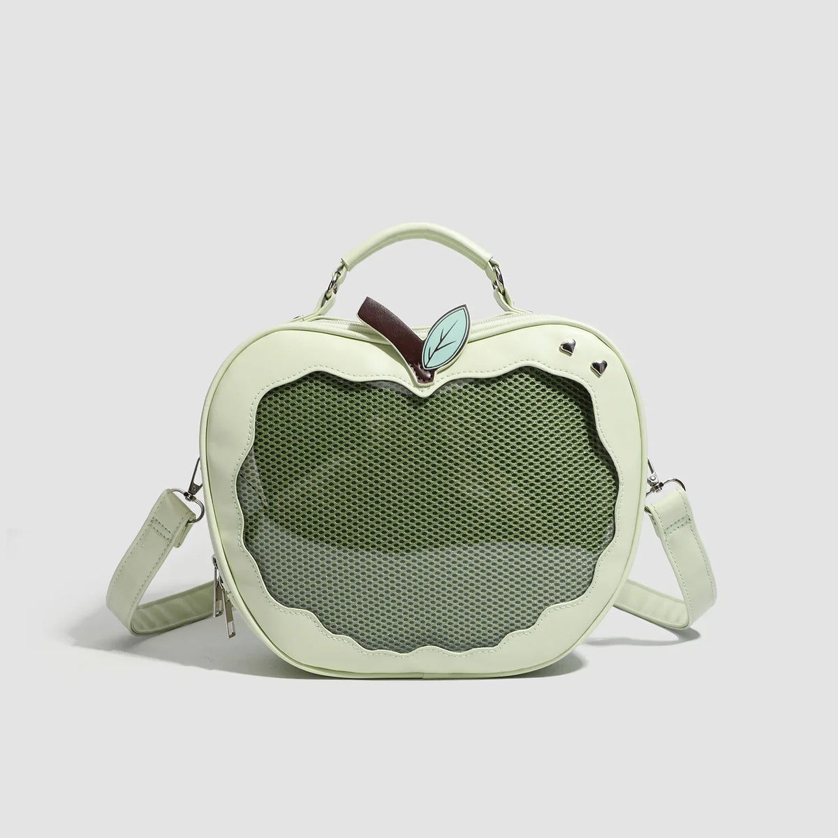 Hnewly  New Girl Harajuku Niche Design Apple Crossbody Bag Handbag Sweet Style Cute Ita Bag Y2K Backpack Preppy Style ItaBag