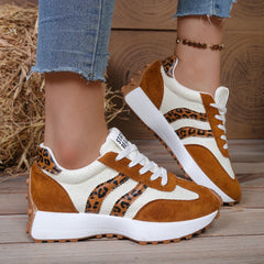 Hnewly  Spring Autumn New Round Toe Comfortable Casual Women's Shoes Fashionable Hot Selling Sexy Breathable Lace Up Work Flat Shoes
