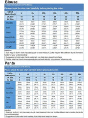 Hnewly Elegant Matching Sets Women Long Sleeve Split Shirt Casual Lapel Button Blouses Wide Leg Trousers Tracksuit Outifits