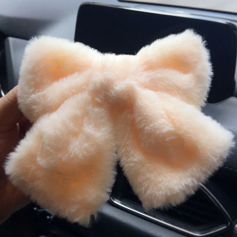 Hnewly cute winter outfits Autumn/Winter Large Plush Hairbows Girls Hair Accessori Women Fashion Soft Warm Bowknot Hair Clips Hairpin Pretty Accessories