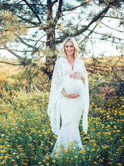 Hnewly  Maternity's New Sexy Maternity Photography Props Dresses Gown for Photo Shoots White Women Pregnancy Dress