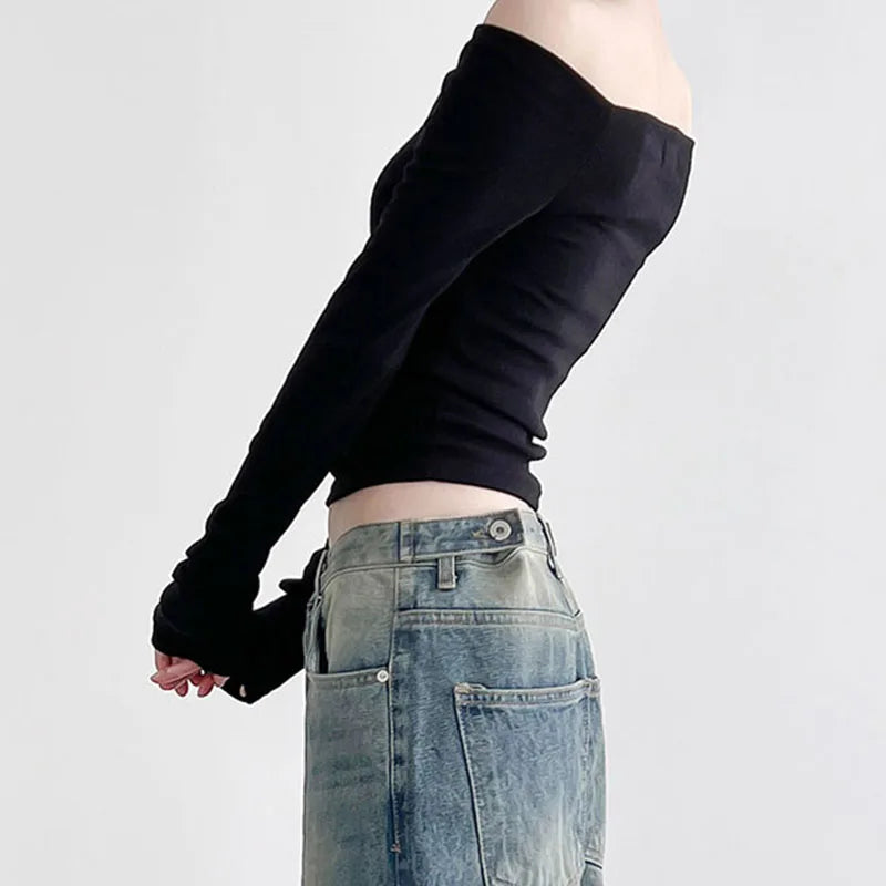Hnewly Contrast Fake Two-piece Crop Top Casual Patchwork Sleeveless Fashion Camis Vintage y2k Women Summer Tees Ladies Mini Vest