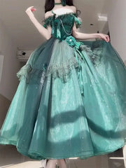 Hnewly  Forest Style Lolita Dress Evening Gown for Women New High-end Elegant Lady Vintage Princess Style Birthday Dresses